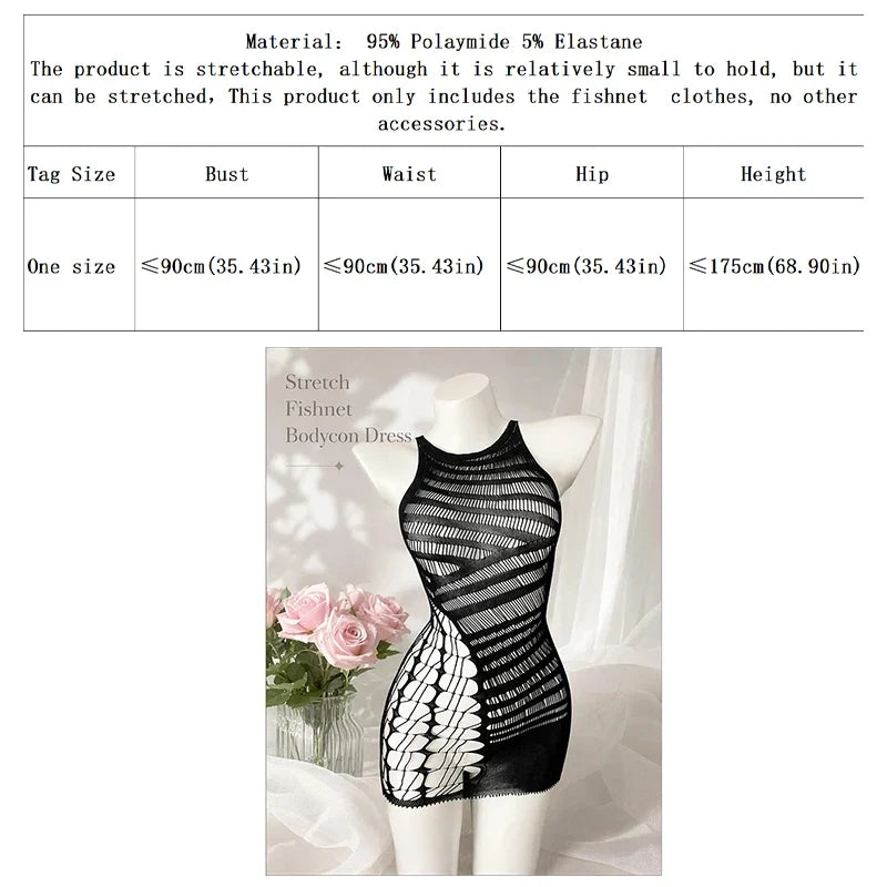 Women Sheer Mesh Long Sleeve Beach Cover Up, Sexy See-Through Fishnet Dress, Solid Bodycon  For Summer Beach Party