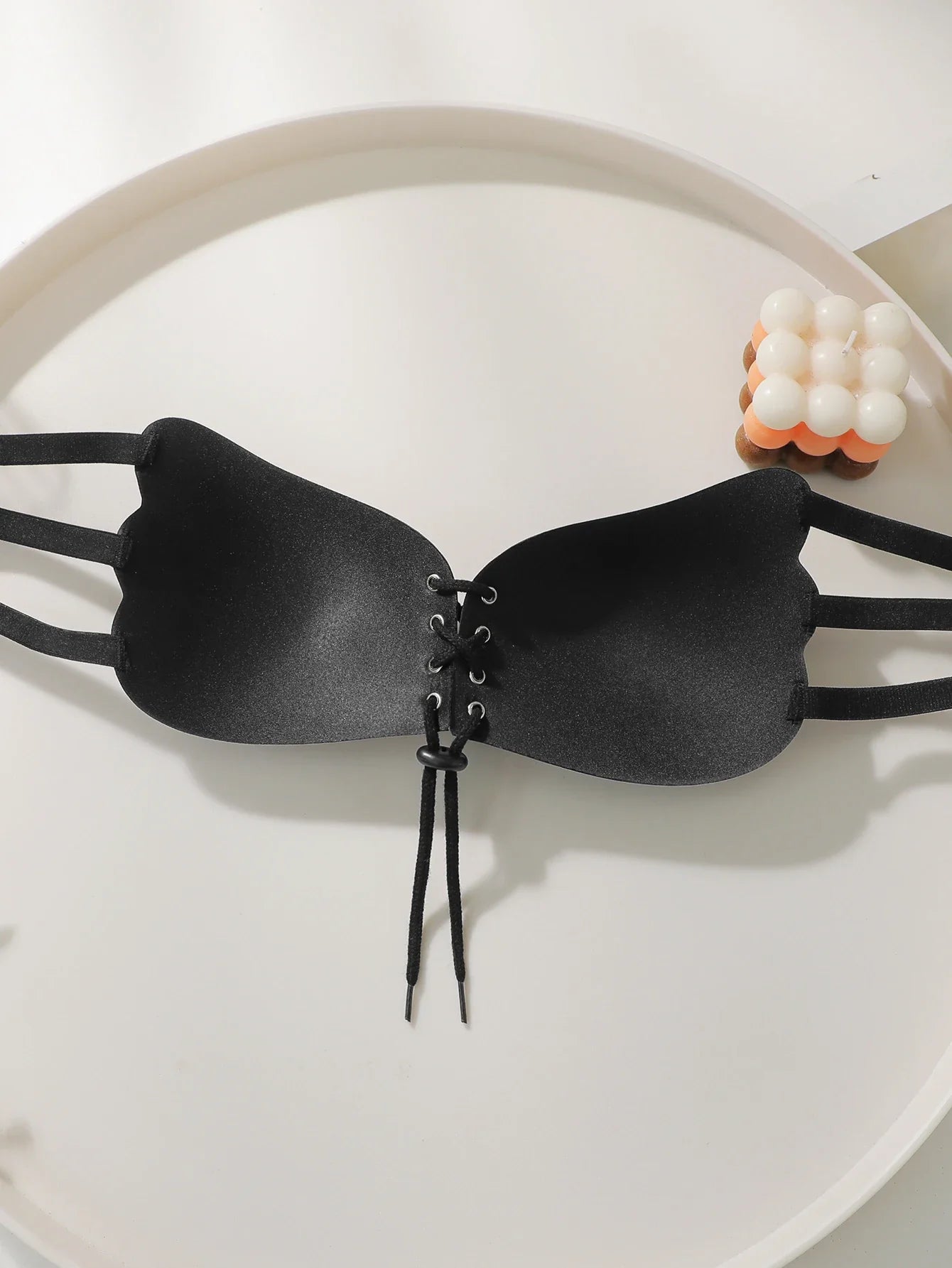 Sexy Front Closure Push Up Bra for Women bra Invisible Seamless Strappy Design black Lingerie Date Night J051