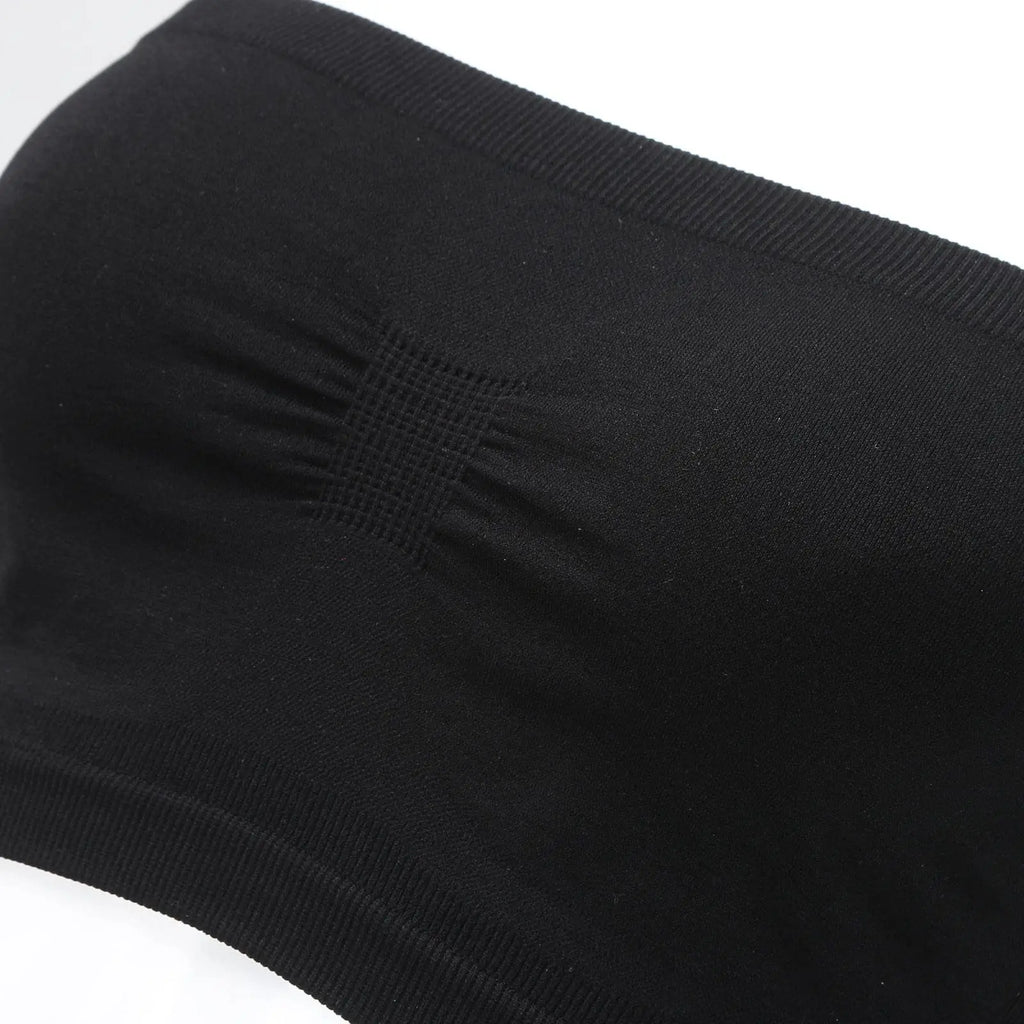 Women’s Strapless Seamless Tube Top Bra Anti-Slip Wireless Bandeau for Summer Outfit