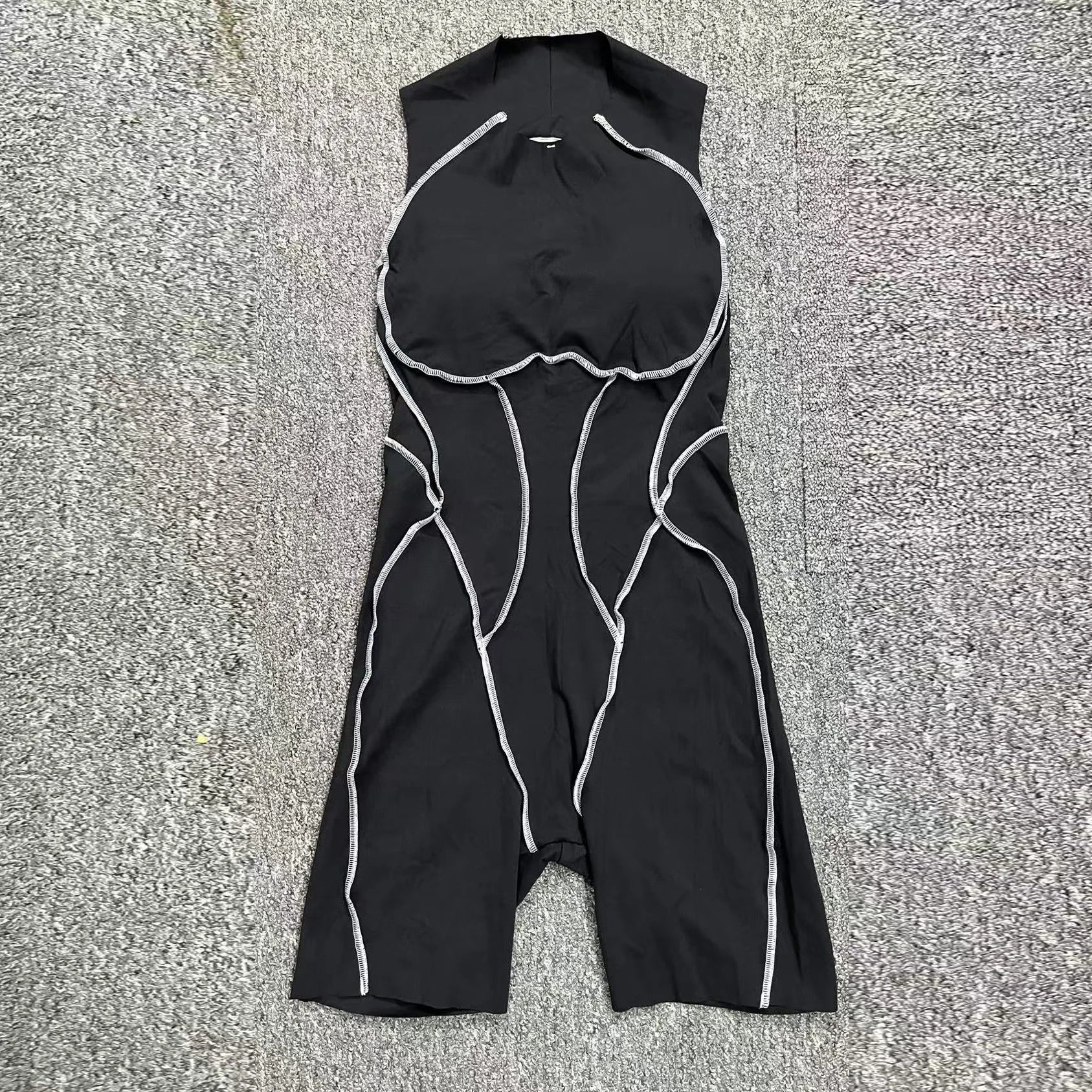 Yoga Jumpsuit Summer Short Sleeveless Sports Wear Gym Fitness Sports Bodysuit Women Dance Running Workout Clothes Yoga Jumpsuit