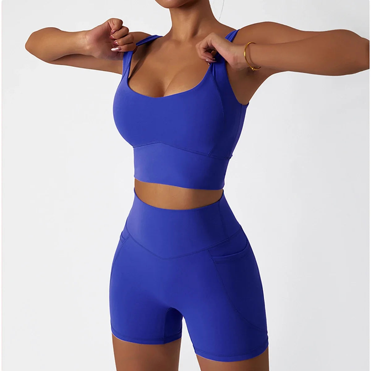 Comfort SkinFriendly Sports Bra With Chest Pad Tank Top Women Gym Fitness Running Yoga Bra Stretch Pull Up Vest Underwear Women
