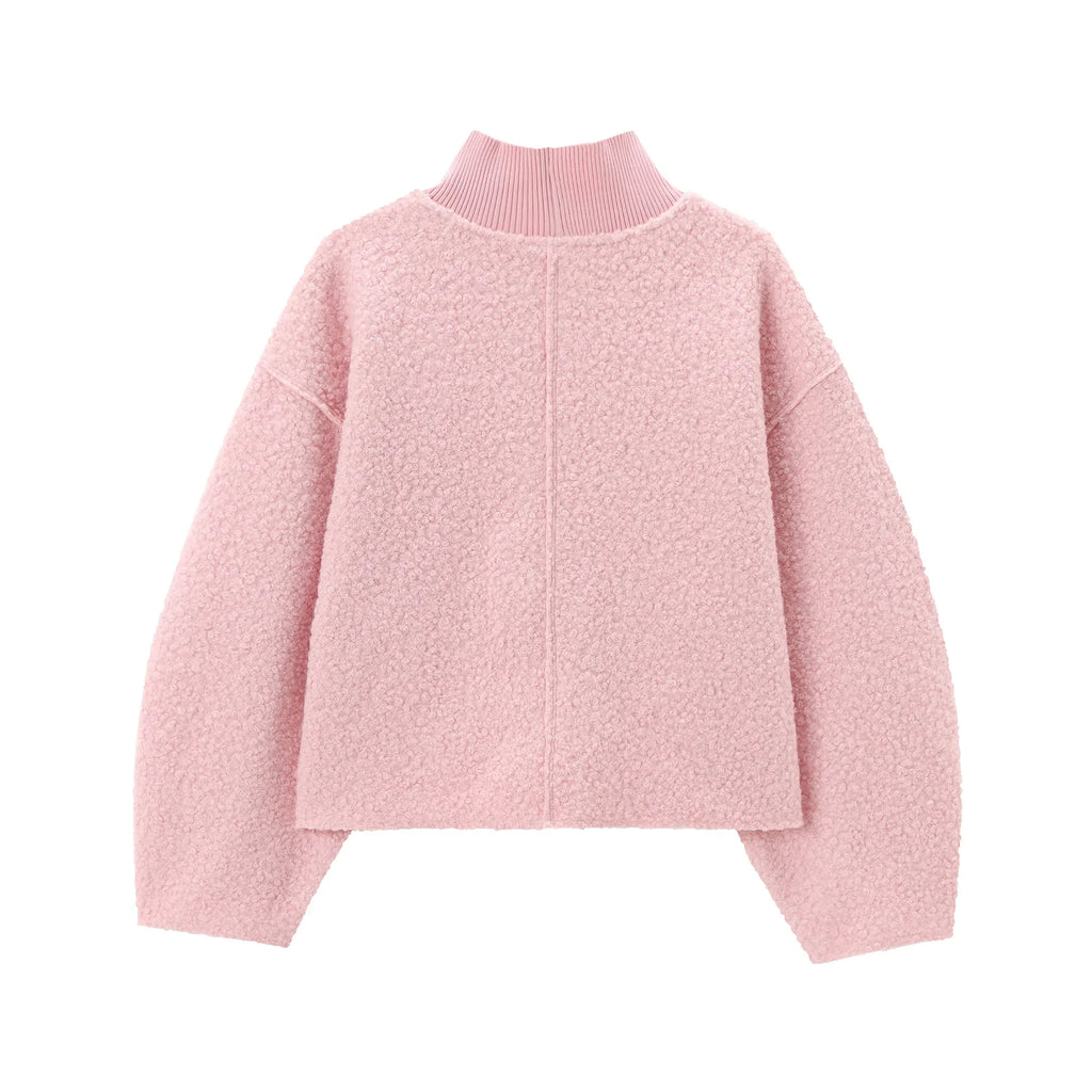 Foridol Turtleneck Fluffy Hoodie for Women Autumn Casual Loose Pullovers Female Basic Fashion Winter Women's Sweatshirts