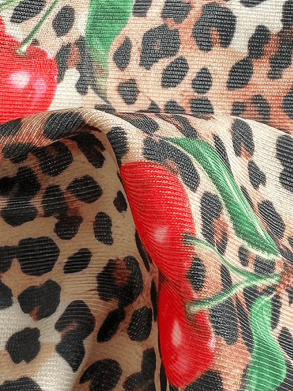 Sexy Bandeau Bikini 2026 Women Red Leopard Print Front Bow Push Up Bra High Waist Swimsuit Beach Bathing Suit Vacation Swimwear