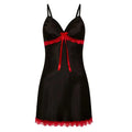 Lace Silk Satin Nightdress Women Sleepwear Lingerie Sleeveless Straps Mini Dress with Panties Nighties Nightgown