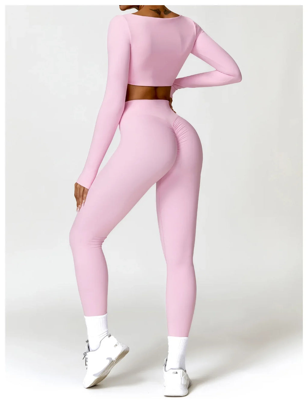Hearuisavy Summer Scrunch Gym Leggings Woman Workout Pants Female Running Tights Push Up Yoga Pants High Waist Sports Leggings