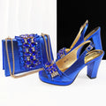doershow  Lastest Italian Design Fashion Style Ladies Shoes with Matching Bag Set 2025 Nigerian Shoes and Bag Set HFG1-2