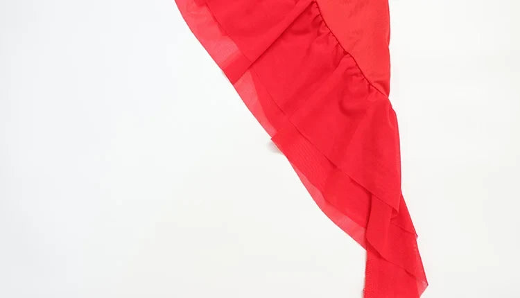 Ahagaga Fashion Women Straps Dresses Solid Square Collar Asymmetricl Bandage Slim Fit Elegant Summer Zipper Female Vestidos Robe