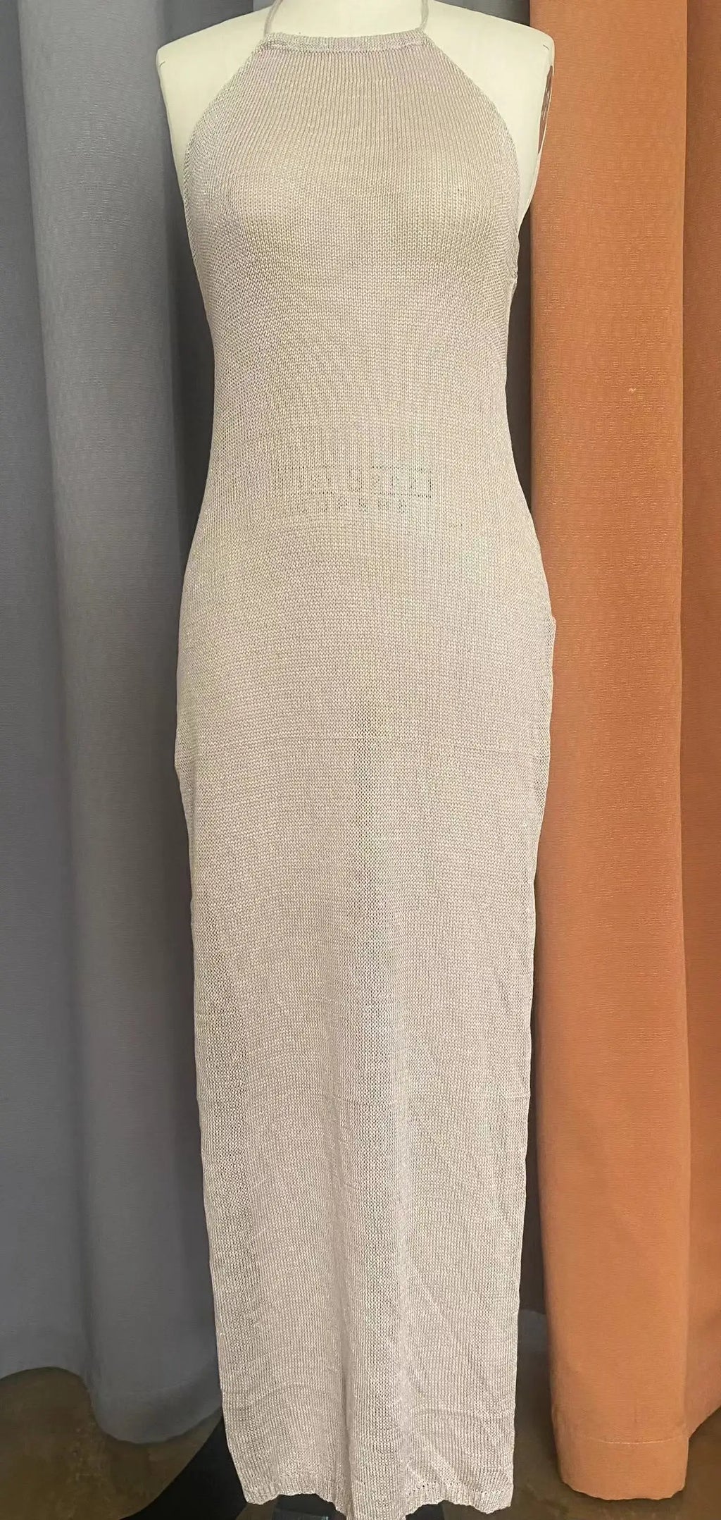 Sexy High Slit Crochet Knitted Tunic Beach Cover Up Long Dress Cover-ups Beach Dress Beach Wear Sarong Beachwear Female Women