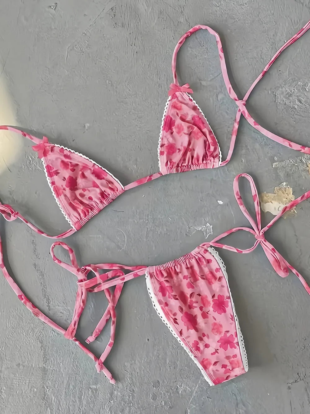 Micro Bikini Push Up Women Swimsuits 2026 Sexy Female Swimwear Brazilian Bikini Set Thong Biquini Swim Suits Print Beachwear