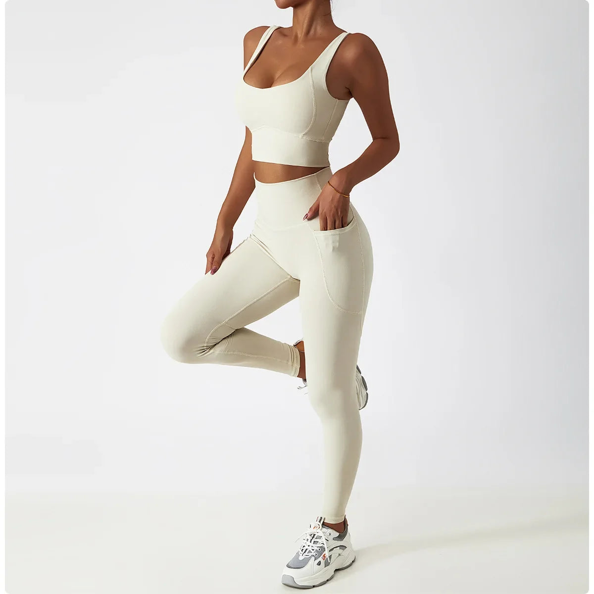 Comfort SkinFriendly Sports Bra With Chest Pad Tank Top Women Gym Fitness Running Yoga Bra Stretch Pull Up Vest Underwear Women