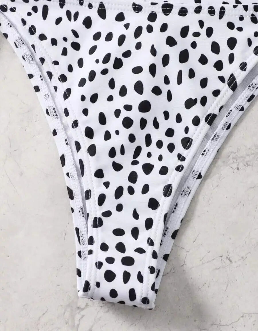 Leopard Halter Triangle Bikini 2026 Women & Tops Swimwear Female String Swimsuit Beachwear Bathing Swimming Swim Suit Beachwear