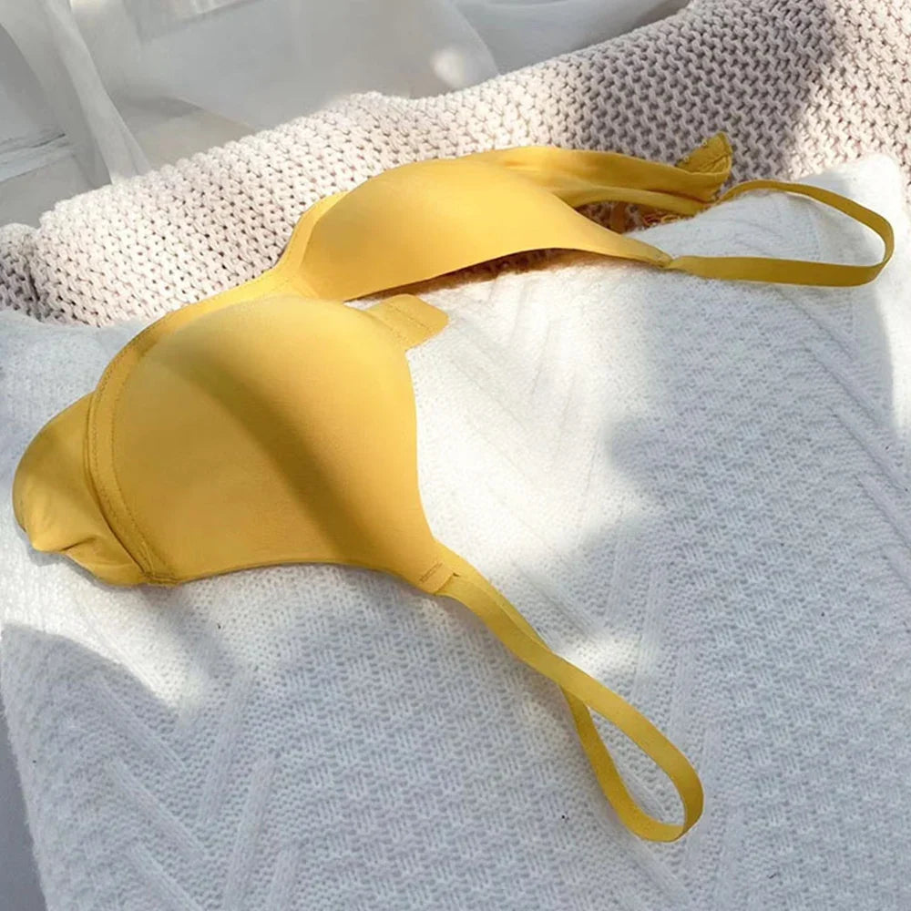 Womens Bra Wireless Gather Lingerie Sexy Bralette Underwear Development Stage Bras BH Tops Size AAA AA A B Cup
