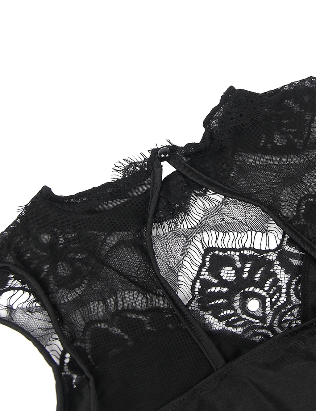 Big Size Lace Bodysuit Women Top Sexy Female Jumpsuits Lingerie Underwear Open Crotch Teddy Femme Overalls Hollow Body Suit 3XL
