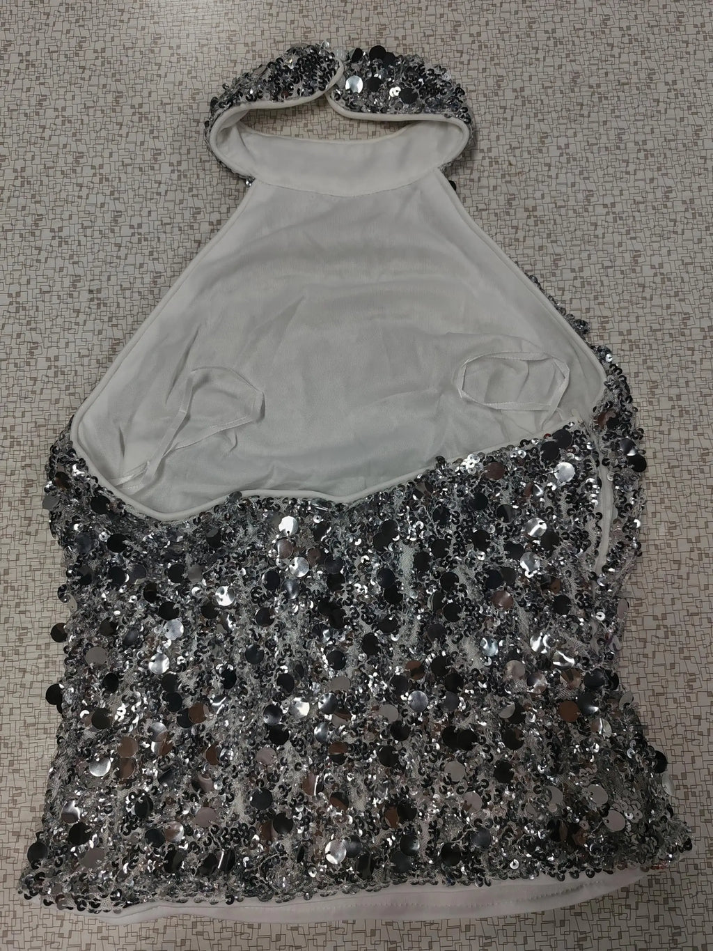 Phantasy Elegant Temperament Neck Sequin Camisole Women T-shirt Sexy Sleeveless Tank Top Female Clothes Tops 2025 Summer