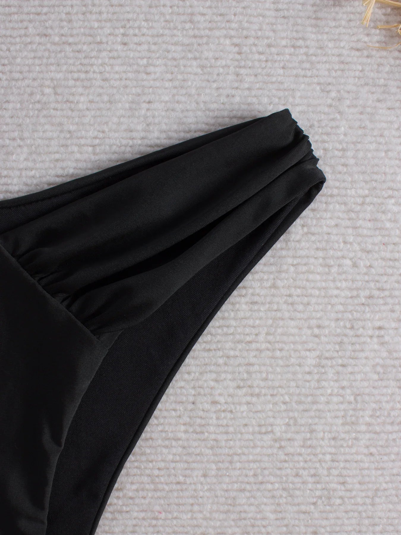 2026 Black Sexy Swimsuit Only Pants High Cut Swimwear Women Solid Bathers Bathing Swimming Trunks Swim Suit Female XXL