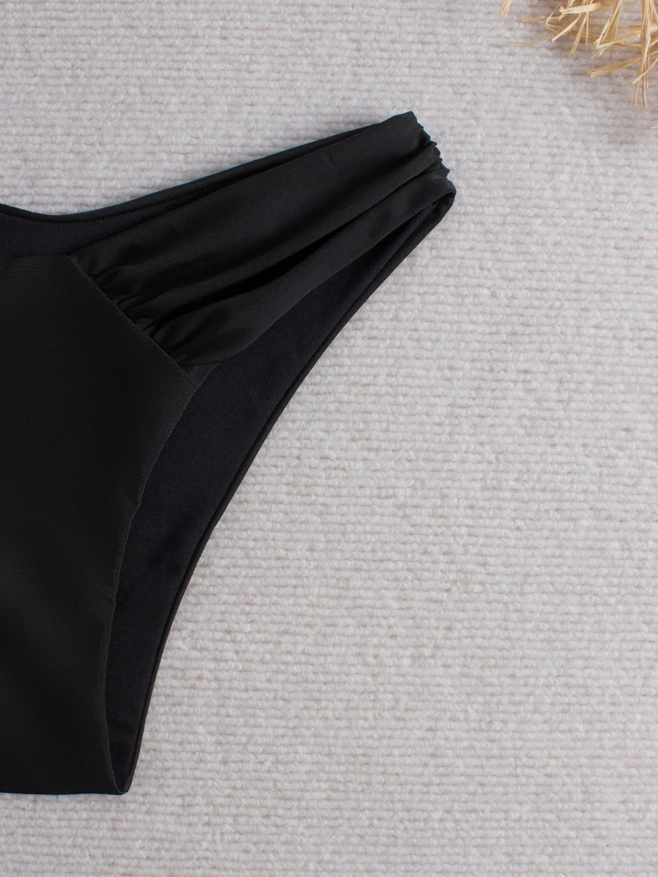 2026 Black Sexy Swimsuit Only Pants High Cut Swimwear Women Solid Bathers Bathing Swimming Trunks Swim Suit Female XXL
