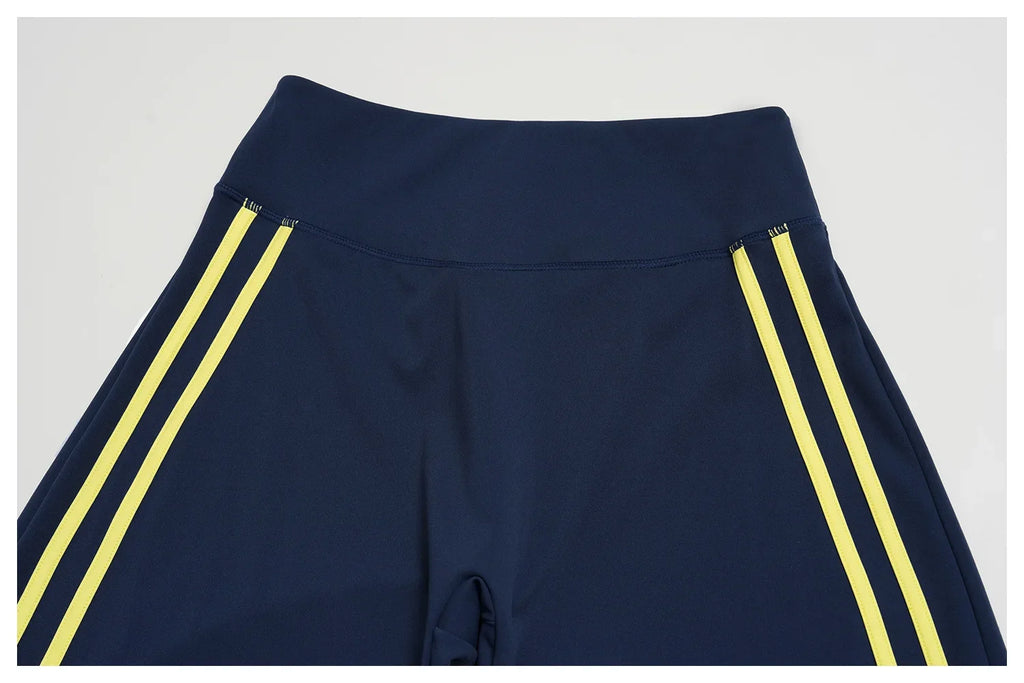 Women's Tracksuit Color Blocked Yoga Sets V Neck Sports Bra High Waist Flare Pants Fitness Suit Outdoor Running Workout Clothes