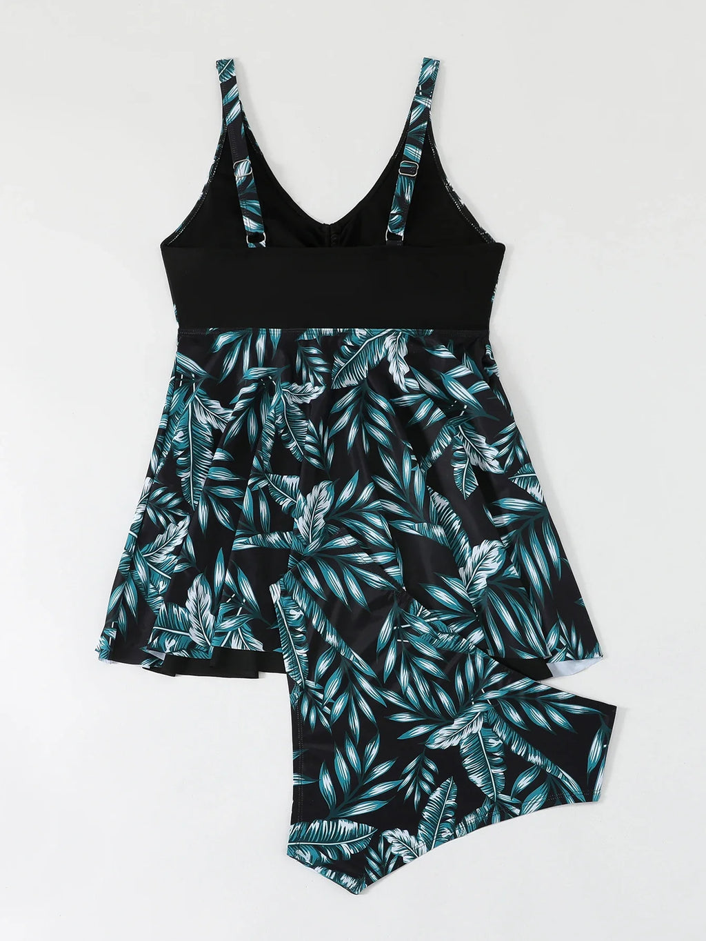Strappy Printed Tankini 2026 Large Plus Size Swimsuit Women Beach Dress Swimwear Female Bathers Bathing Swimming Swim Suit 4XL