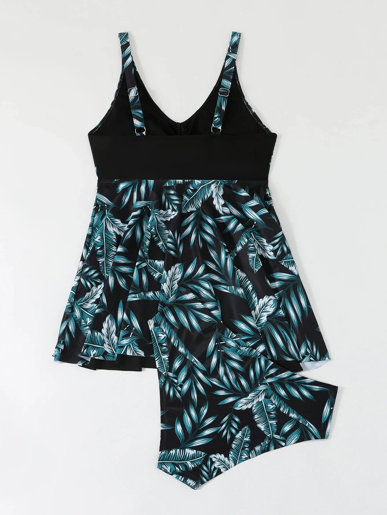 Strappy Printed Tankini 2026 Large Plus Size Swimsuit Women Beach Dress Swimwear Female Bathers Bathing Swimming Swim Suit 4XL