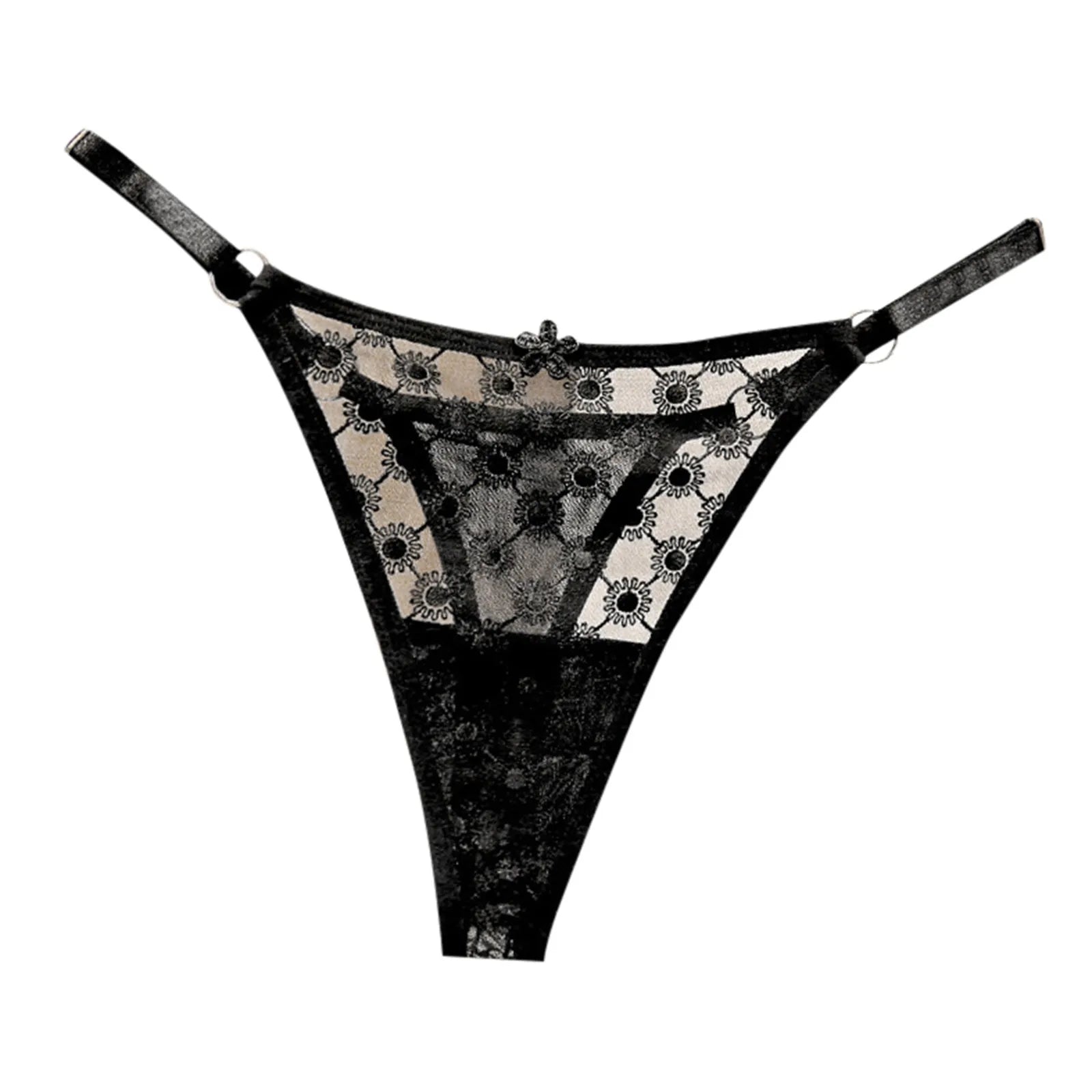 2026 Sweet And Sexy Thongs Breathable Thin Briefs For Woman Floral Patterned Thong Oversized Underwear трусы женские 부부생활 속옷