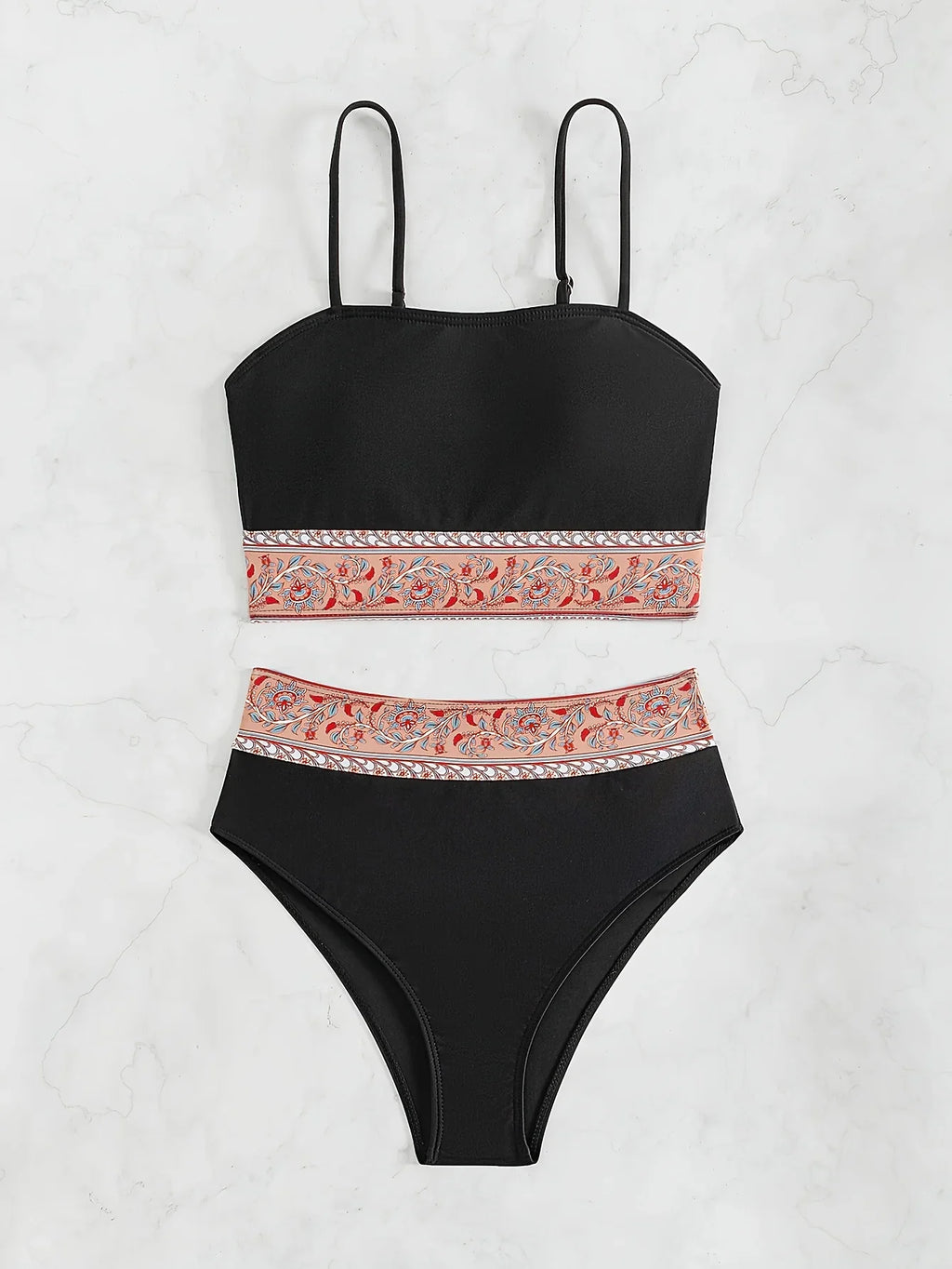 ZTVitality Patchwork Print Push Up Sexy Bikini 2026 New Arrival Padded bra High Waist Swimsuit Female Swimwear Women Brazlilan