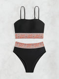 ZTVitality Patchwork Print Push Up Sexy Bikini 2026 New Arrival Padded bra High Waist Swimsuit Female Swimwear Women Brazlilan