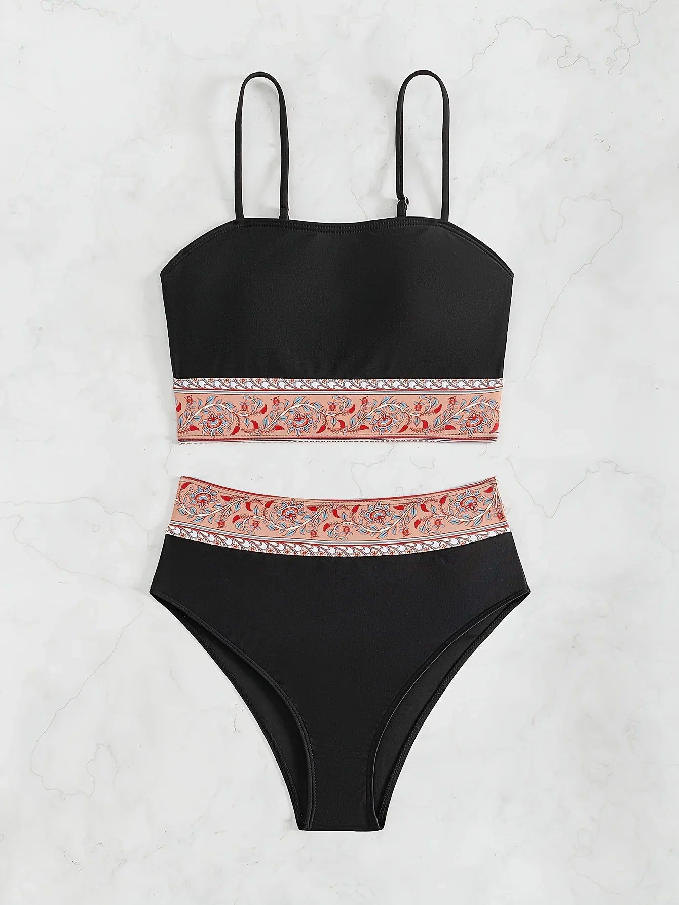 ZTVitality Patchwork Print Push Up Sexy Bikini 2026 New Arrival Padded bra High Waist Swimsuit Female Swimwear Women Brazlilan