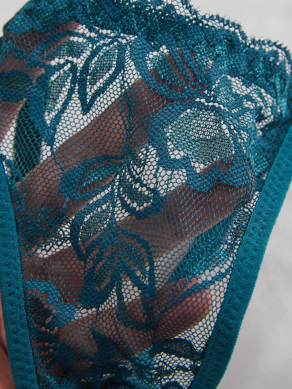 3Pcs/Set Women Sexy Floral Lace Thong Panties Low Waist Hollow Lace Sexy Lingerie Adjustable Thin Strap Underwear