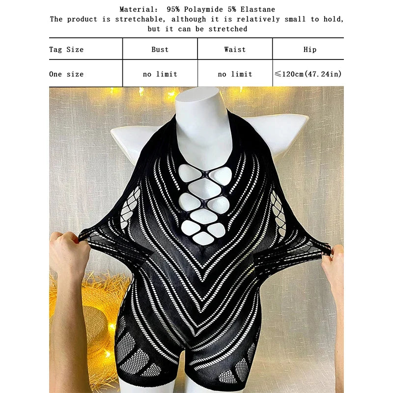 Sexy Women Fishnet Hollow Out Cover Up Dress See Through Bodycon Beach Swimwear Summer Style