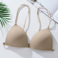 Summer French Bralette Beachwear Triangle Cup Beautiful Back Light Support Seamless Thin Straps Wirefree Comfort AU S-XL