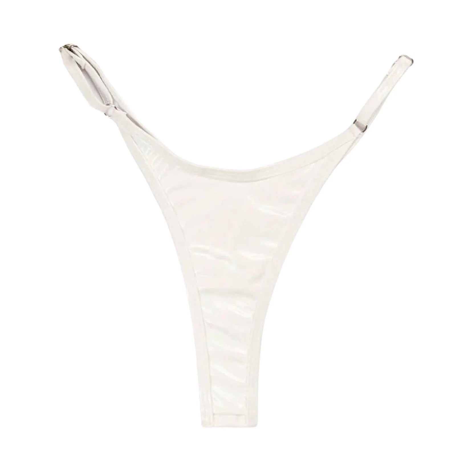 Sexy Micro Mini Bikini Bottoms High Waist Women Swimwear Thong Swimsuit Glossy Elastic Summer Brazilian Swim Trunks Beachwear
