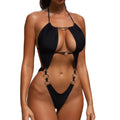 DEKA Women Hollow Out One Piece Swimwear Brazilian Swimsuit Sexy Micro Bikinis Set Swimming Beach Suit Beachwear