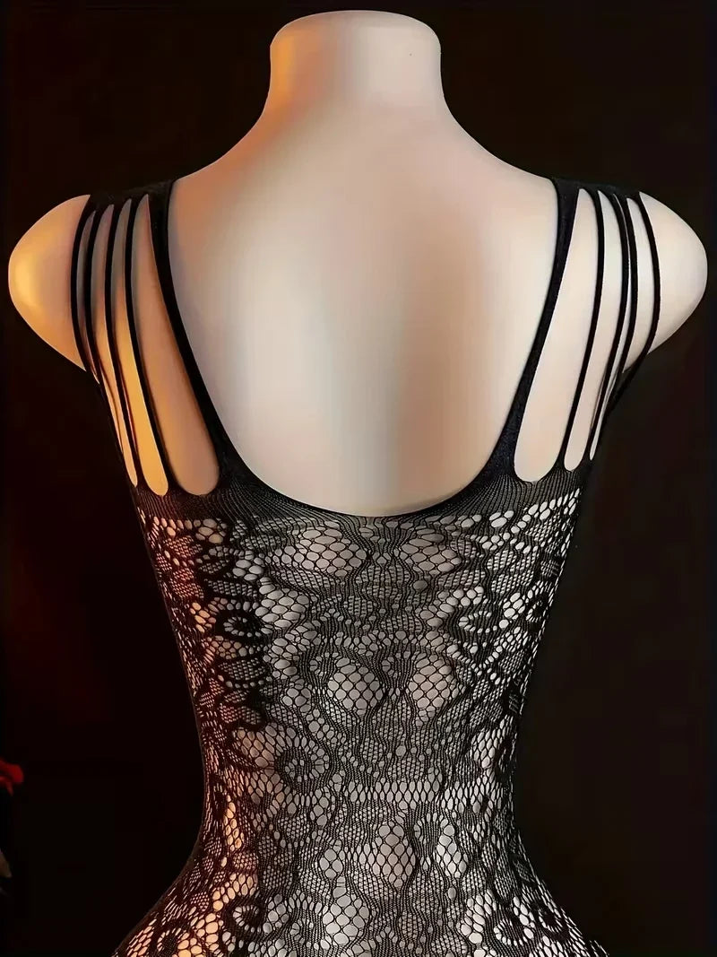 Hot Porn Sexiest Bodysuits Transparent Bodystocking Crotchless Teddies Full Body Sexy Lingerie Women Stripper Erotic Sex Costume