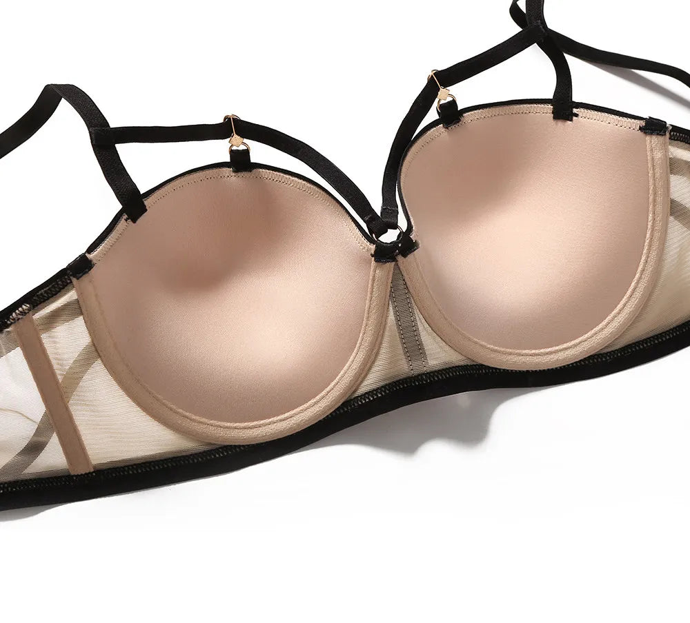 New Sexy Women Bralette Set Pure Desire Push Up Bra Small Chest Wireless Summer Бюстгальтер Бесплатная доставка MOYISU Sexy Bras