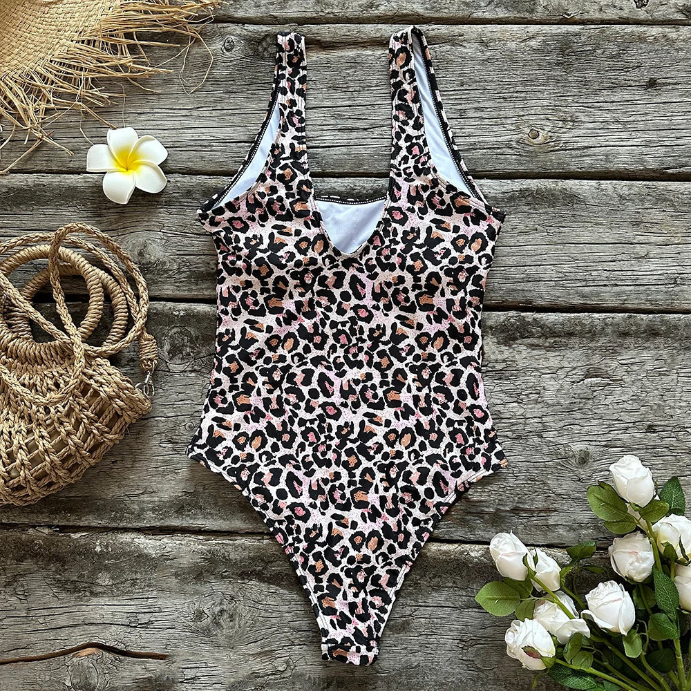 One Piece Swimsuit Women Swimwear Push Up Monokini Sexy Bodysuit Print Bathing Suit Female Beachwear Backless Swim Wear Beach