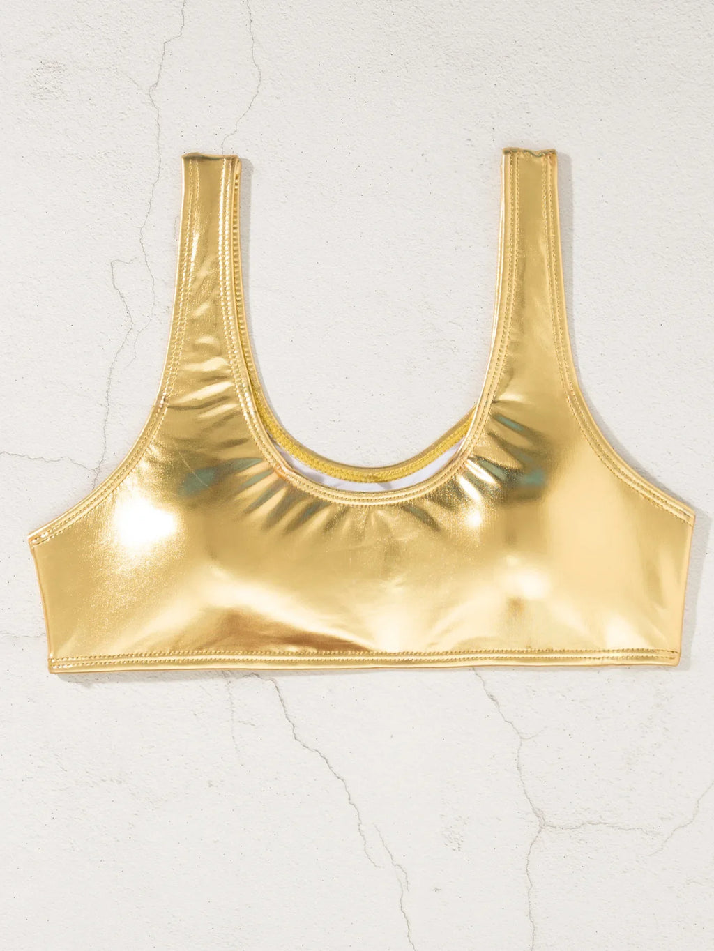 sexy metallic bandeau bikinis sets two pieces 2026 high waist thong swimsuit female bathing suit swimwear biquini tankini