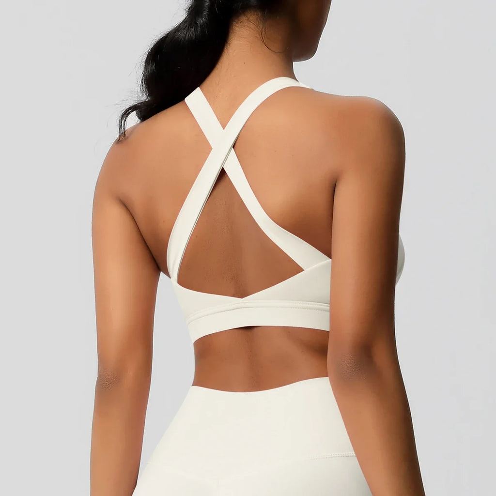 Women Fitness Yoga Bras Sexy Sling Beauty Back Fitness Push Up Sports Women Underwear Running Crop Top Yoga Clothes