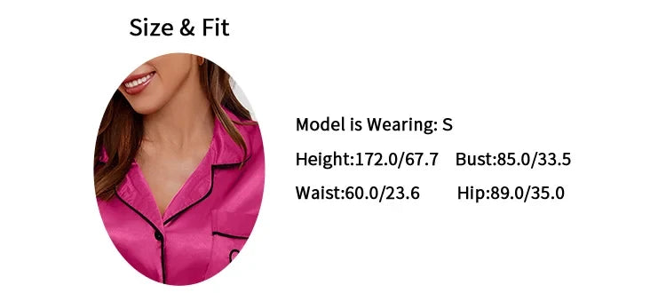 Women's Pajama Lounge Set Summer Heart Embroidered Pocket Patched Short Sleeve Shirt & Shorts Pajamas 2 Piece Set Pyjama Femme