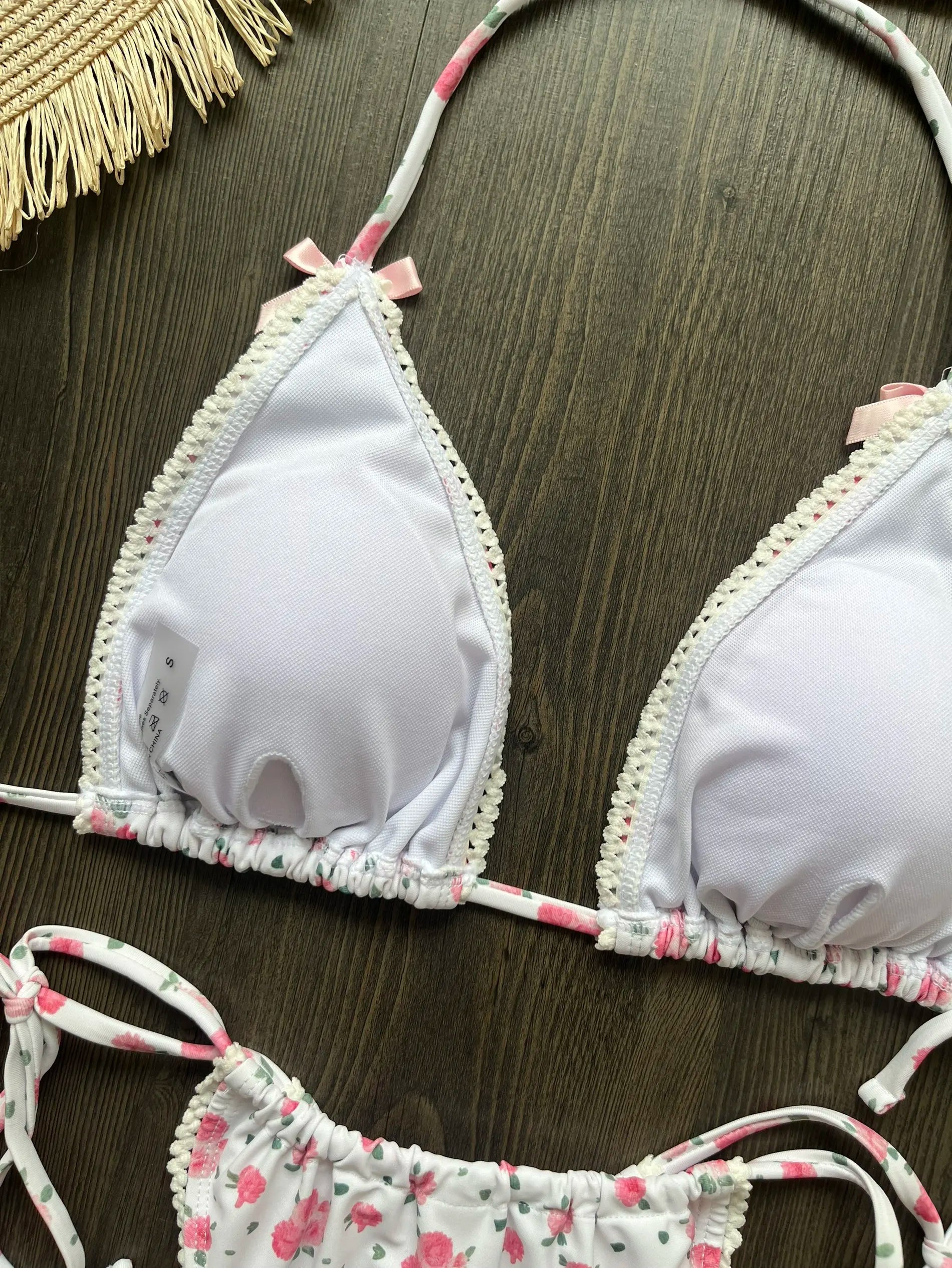 Micro Bikini Push Up Women Swimsuits 2026 Sexy Female Swimwear Brazilian Bikini Set Thong Biquini Swim Suits Print Beachwear