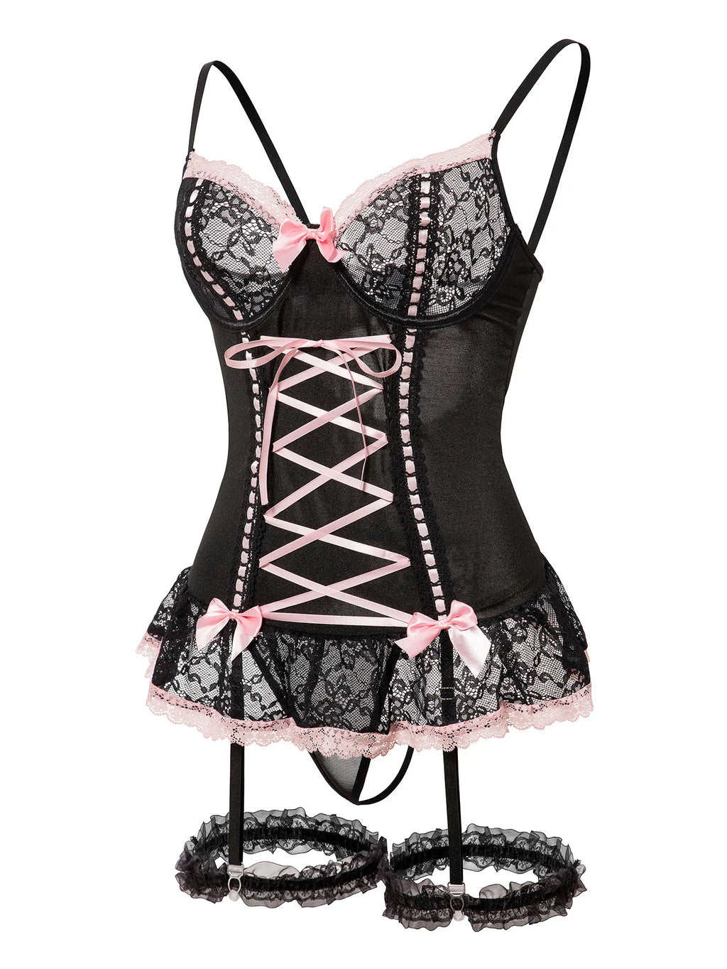 Women's Sexy Lingerie Lace Bra Set Erotic Underwear Set Bralette Bra and Panty Garter Set Sex Hot Erotic Sleepwear