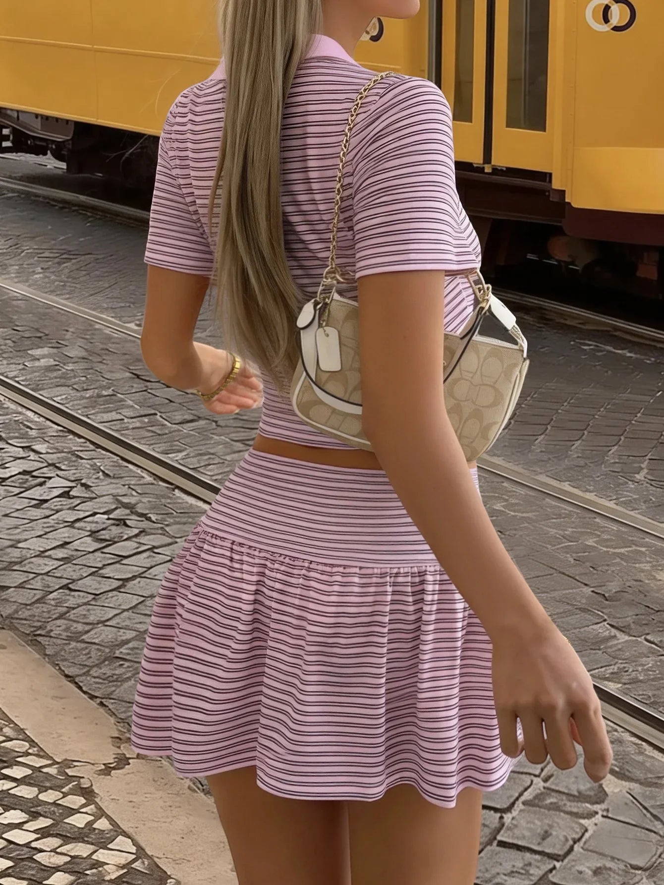 Summer sports casual suit short sleeve T-shirt short skirt suit