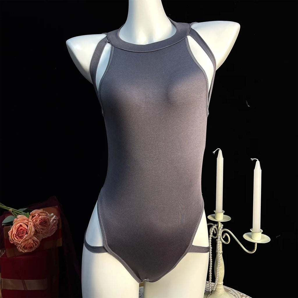 Sexy Nightdress Woman Lingerie For Sex Open Crotch Backless Hot Porn One-piece Bodysuit Erotic Costume Babydoll Dress Underwear