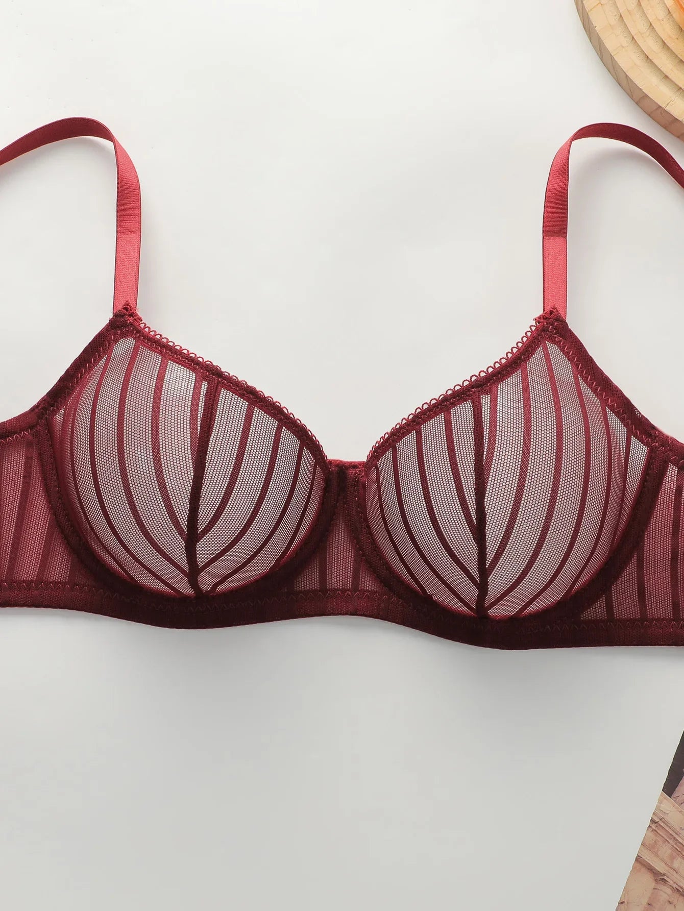Women's Sexy Embroidered Lace Underwear With Steel Rims Push Up Breathable And Comfortable Close Fitting Underwear Set YS2864