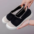 Women's shoes Women's Retro Dual-tone Slip-on Shoes Breathable Soft Sole for Comfort Summer Fashion Footwear Versatile Colorways