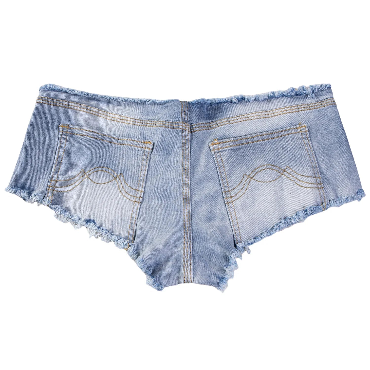 Summer Sexy Hotpants Women's Elastic Low Waist Denim Shorts Female Streetwear Club Bra Sexy Mini Jean Hot Pants Charming 13O1