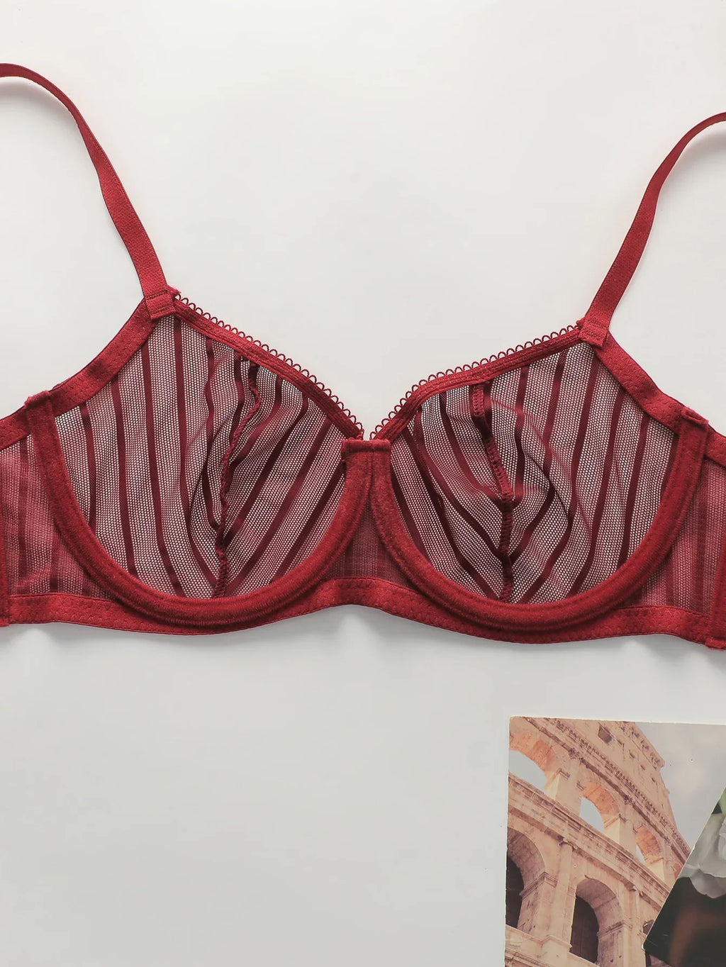 Women's Sexy Embroidered Lace Underwear With Steel Rims Push Up Breathable And Comfortable Close Fitting Underwear Set YS2864