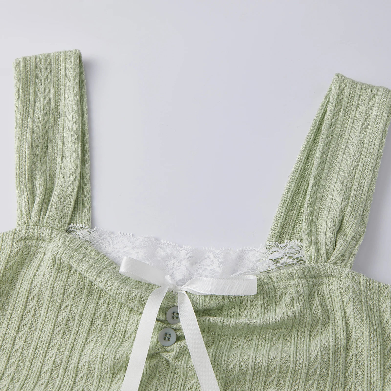 Women Summer Solid Color Tank Tops Casual Lace Trim Cute Bow Sleeveless Basic Vest Streetwear
