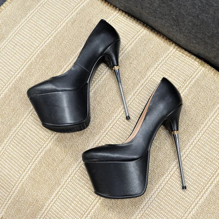 Sexy Peep Toe Pumps for Women 2025 New 6CM Platform Party Nightclub Stage Stilettos 16CM High Heels Pole Dance Stripper Shoes