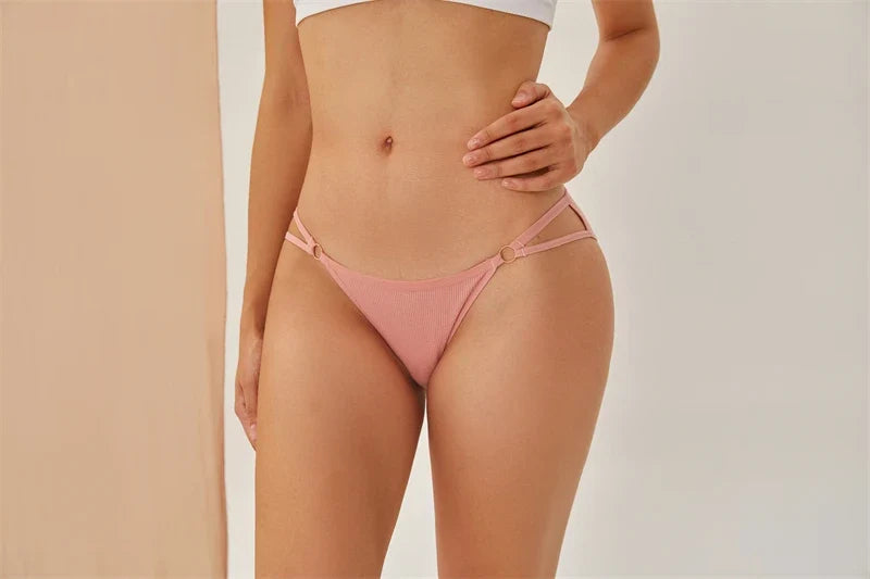Women Cotton Lingerie Sexy Soft Fashion Panties Femme Buckle Design Underwear Sexy Pantys Underpant Lingerie Lace Intimates S-XL