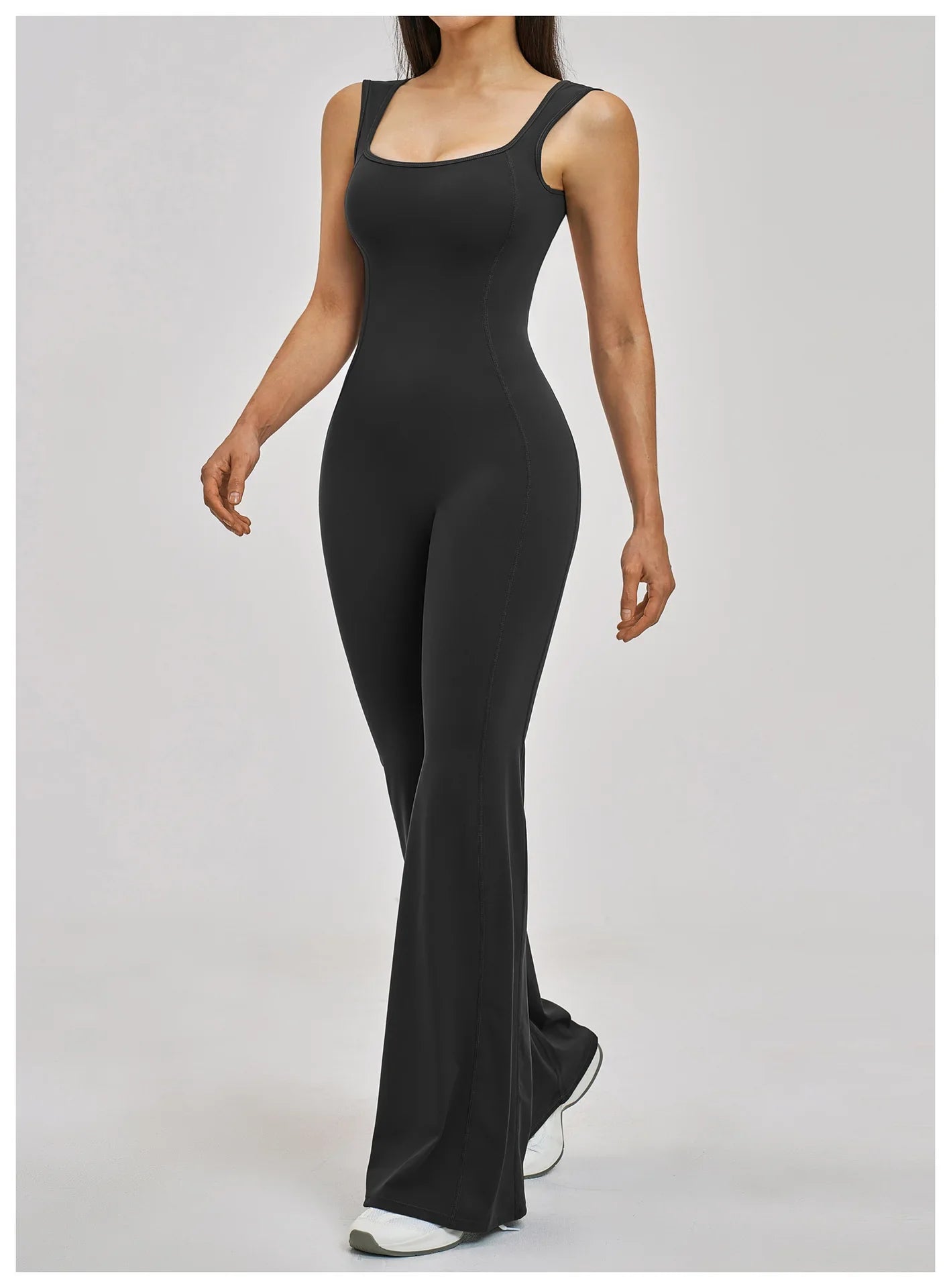 Slimming Yoga Jumpsuits Women Hollow Out Ruffles Backless Sportswear Fitness Back Hip-Lifting Leggings One-Piece Gym Bodysuits